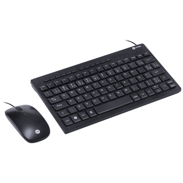 Kit Mini Teclado E Mouse Usb Corp Flat - Teclas Chocolate - Mouse 1200Dpi Cabo 1.8M Preto - Vinik - Dc120 - Image 2