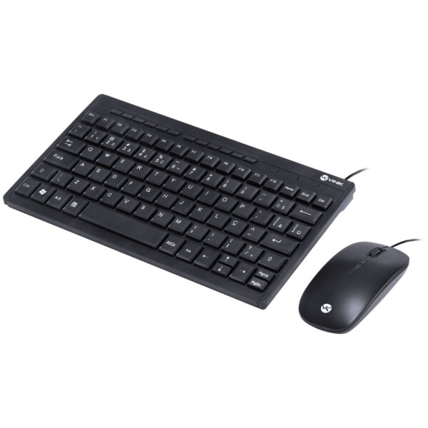 Kit Mini Teclado E Mouse Usb Corp Flat - Teclas Chocolate - Mouse 1200Dpi Cabo 1.8M Preto - Vinik - Dc120 - Image 3