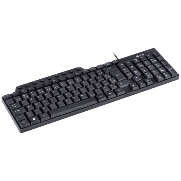 Teclado Usb Multimidia Dynamic 115 Teclas Abnt2 Resistente À Água 1.8M Preto - Dt115 - Image 2