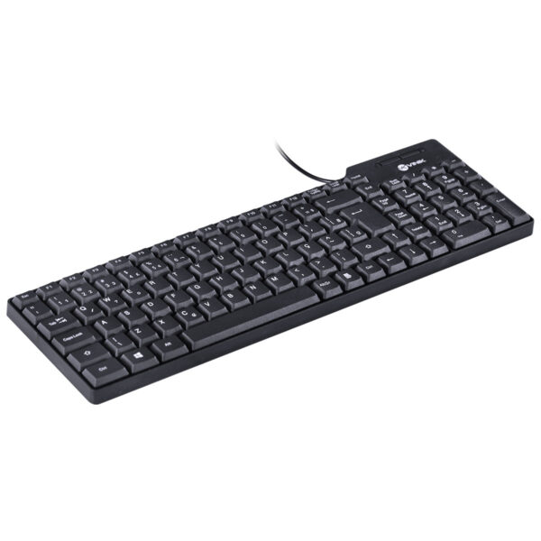 Teclado Usb Compacto Dynamic Abnt2 Cabo 1.8M Preto - Dt150 - Image 3