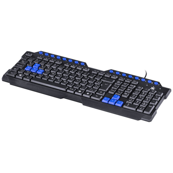 Teclado Gamer Vx Gaming Dragon V2 Abnt2 1.8M Preto Com Azul - Gt102 - Image 4