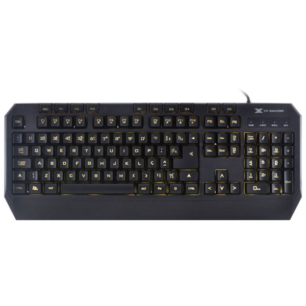 Teclado Gamer Draco Com Macros, Multimidia Led 3 Cores Cabo 1.8 Metros Abnt2 Preto - Gt400 - Image 3