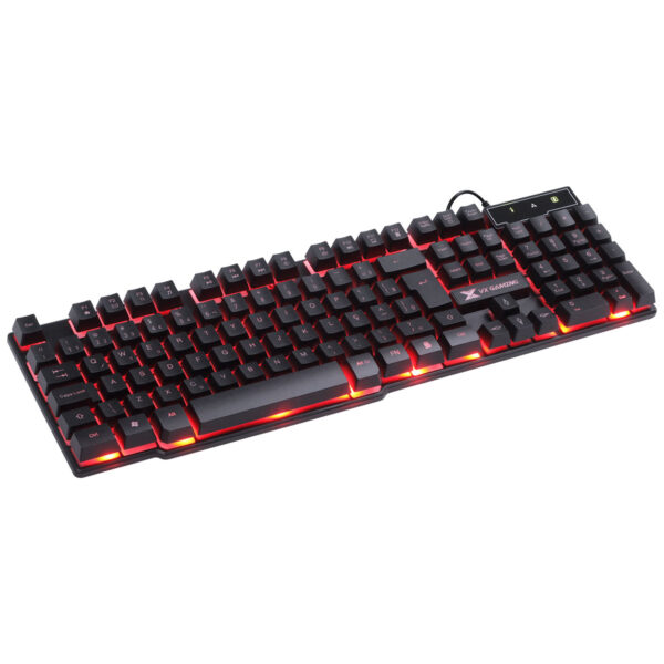 Teclado Gamer Hydra 107 Teclas + 12 Multimídia Com Led Vermelho Sensacao Tecla Mecanica - Gt702 - Image 2