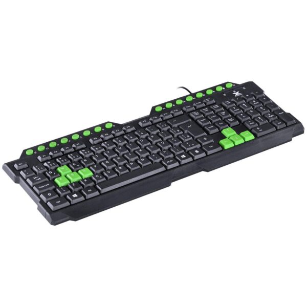 Teclado Gamer Vx Gaming Dragon V2 Abnt2 1.8M Preto Com Verde - Gt104 - Image 3