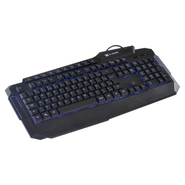 Teclado Gamer Hercules Com Multimidia Led 3 Cores Cabo Usb 1.8 Metros Abnt2 Preto - Gt200 - Image 4