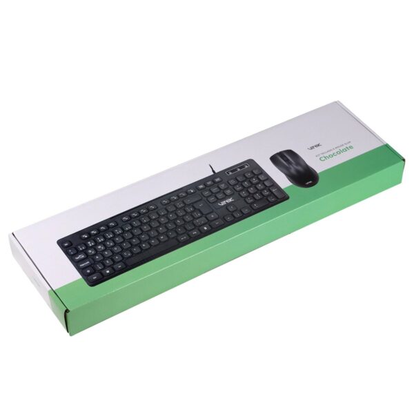 Kit Teclado E Mouse Usb Slim Chocolate Vinik - Sc100 - Imagem 5