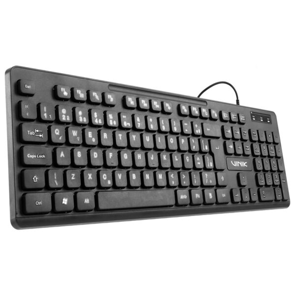 Kit Teclado E Mouse Usb Slim Chocolate Vinik - Sc100 - Imagem 13