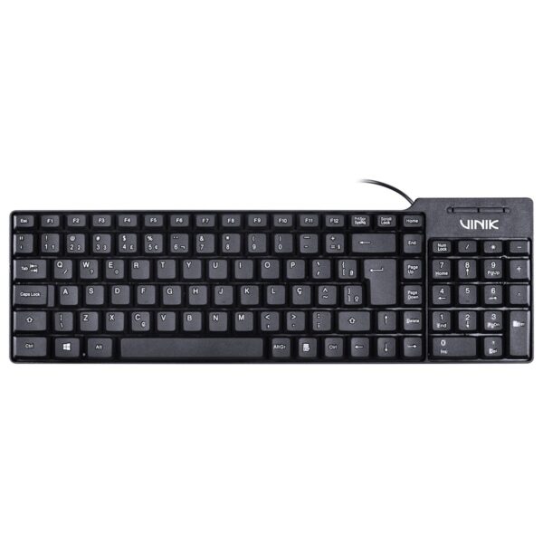 Teclado Usb Compacto Dynamic Abnt2 Cabo 1.8M Preto - Dt150