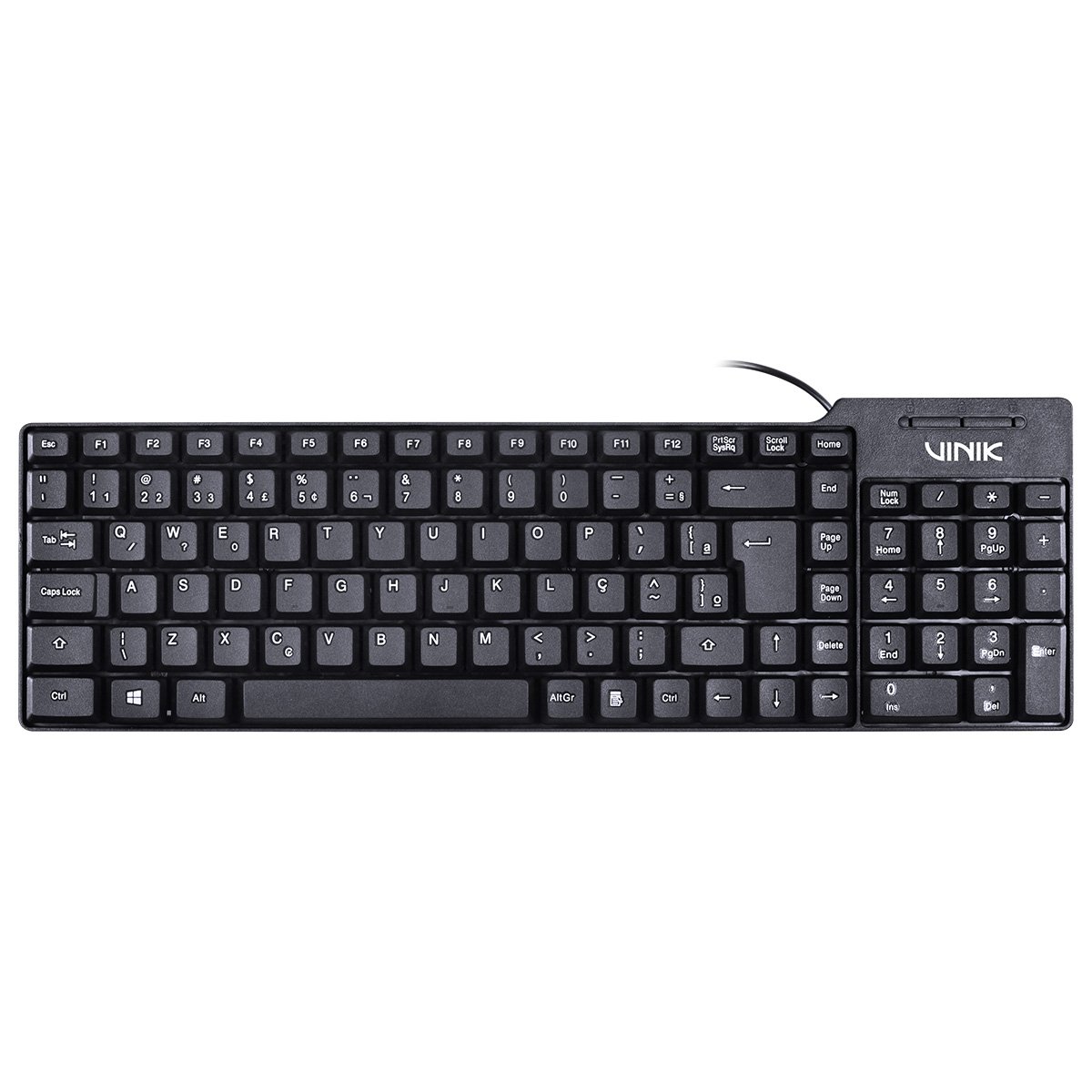 Teclado Usb Compacto Dynamic Abnt2 Cabo 1.8M Preto - Dt150