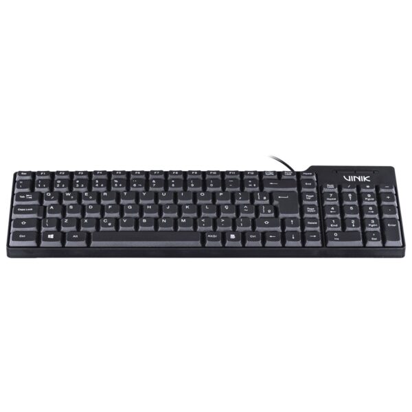 Teclado Usb Compacto Dynamic Abnt2 Cabo 1.8M Preto - Dt150 - Imagem 5
