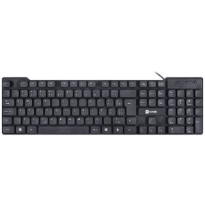 Teclado Usb Dynamic Chocolate Abnt2 Cabo 1.8M Preto - Vinik - Dt160