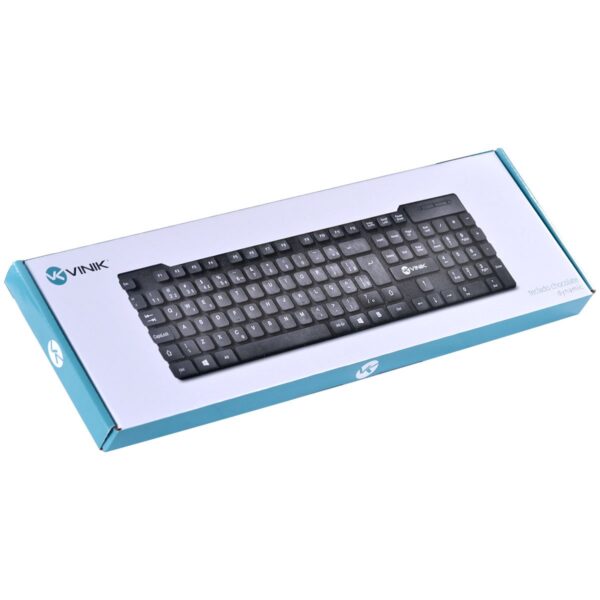 Teclado Usb Dynamic Chocolate Abnt2 Cabo 1.8M Preto - Vinik - Dt160 - Imagem 9