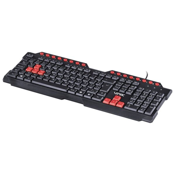 Teclado Gamer Vx Gaming Dragon V2 Abnt2 1.8M Preto Com Vermelho - Gt100 - Imagem 5
