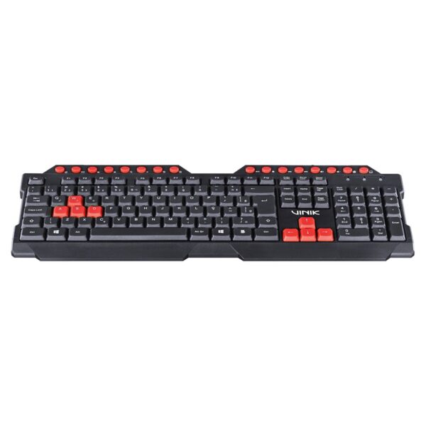 Teclado Gamer Vx Gaming Dragon V2 Abnt2 1.8M Preto Com Vermelho - Gt100 - Imagem 6