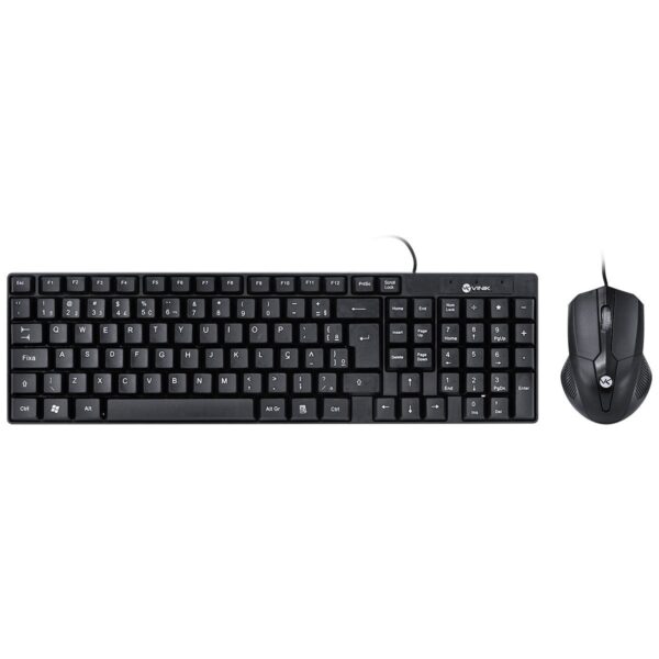 Kit Teclado E Mouse Usb Corp - Mouse 1200Dpi - Cabo 1.8M - Vinik - Cc200