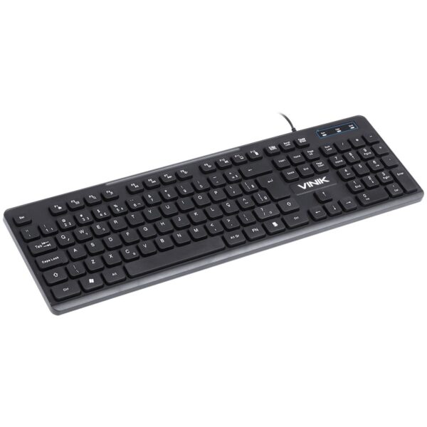 Teclado Usb Multimidia Slim Chocolate - Cabo 1.8M - Vinik - Tc100 - Imagem 3