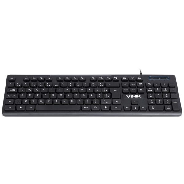 Teclado Usb Multimidia Slim Chocolate - Cabo 1.8M - Vinik - Tc100 - Imagem 5