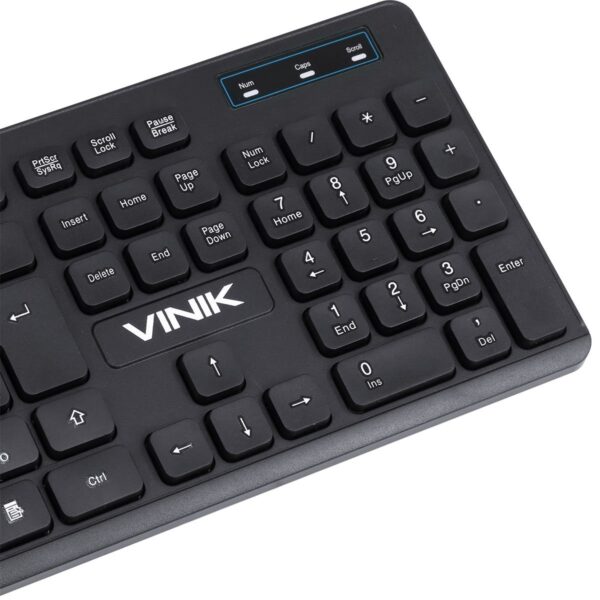 Teclado Usb Multimidia Slim Chocolate - Cabo 1.8M - Vinik - Tc100 - Imagem 8