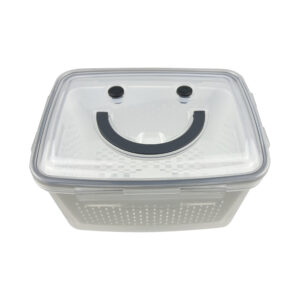 Kit Pote Porta Alimentos com Escorredor 1,5 e 3 Litros