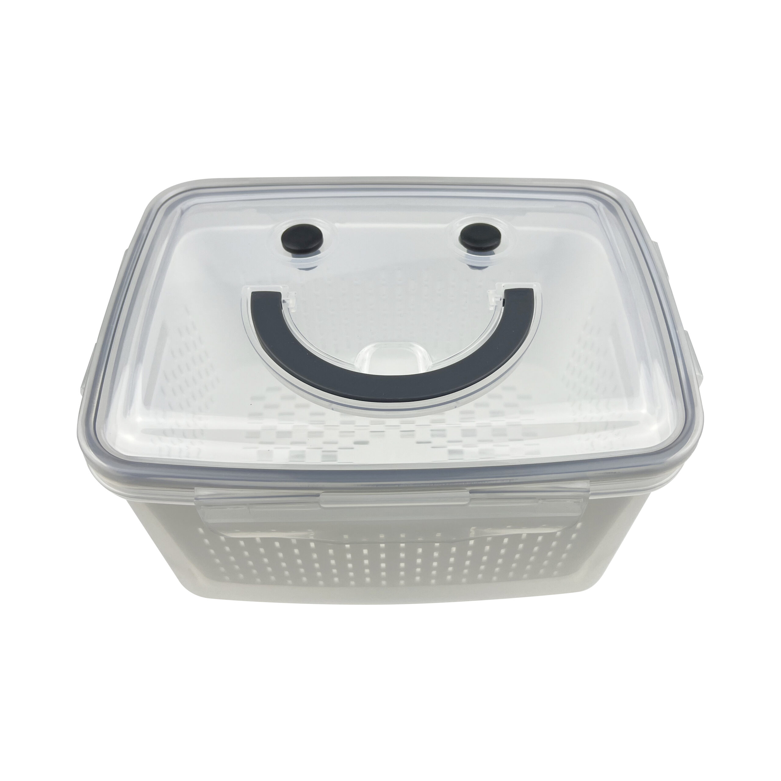 Kit Pote Porta Alimentos com Escorredor 1,5 e 3 Litros