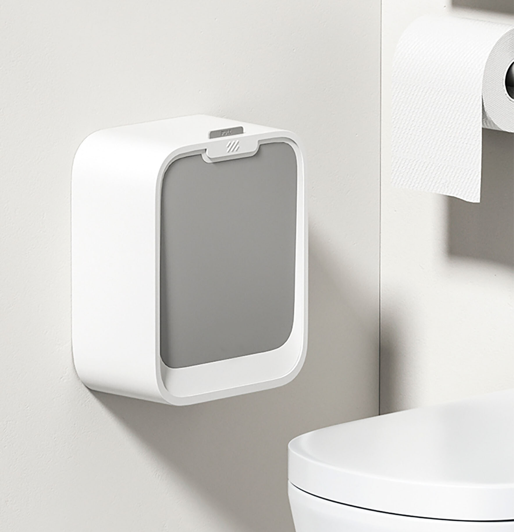 Lixeira Suspensa com Tampa Retrátil - 7 Litros