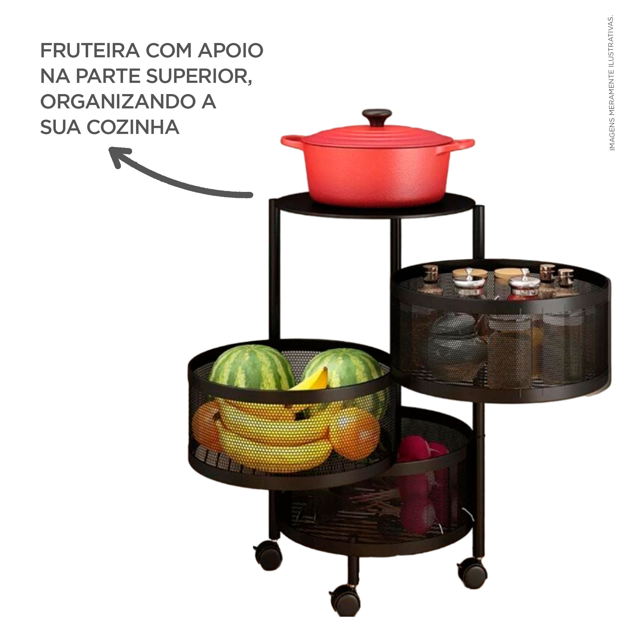 Fruteira de Chão Redonda - Imagem 4